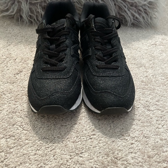 Black shimmer New Balance sneakers - Picture 11 of 12